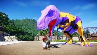 Thanos Godzilla Vs. Red Hulk Tyranoan The Battle Of Monsters