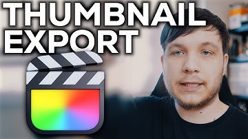 How to EXPORT a THUMBNAIL in Final Cut Pro X - (Tutorial)