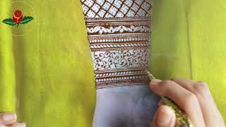 Easy simple Mehendi design for front and back hand | Beginner henna design | 2020
