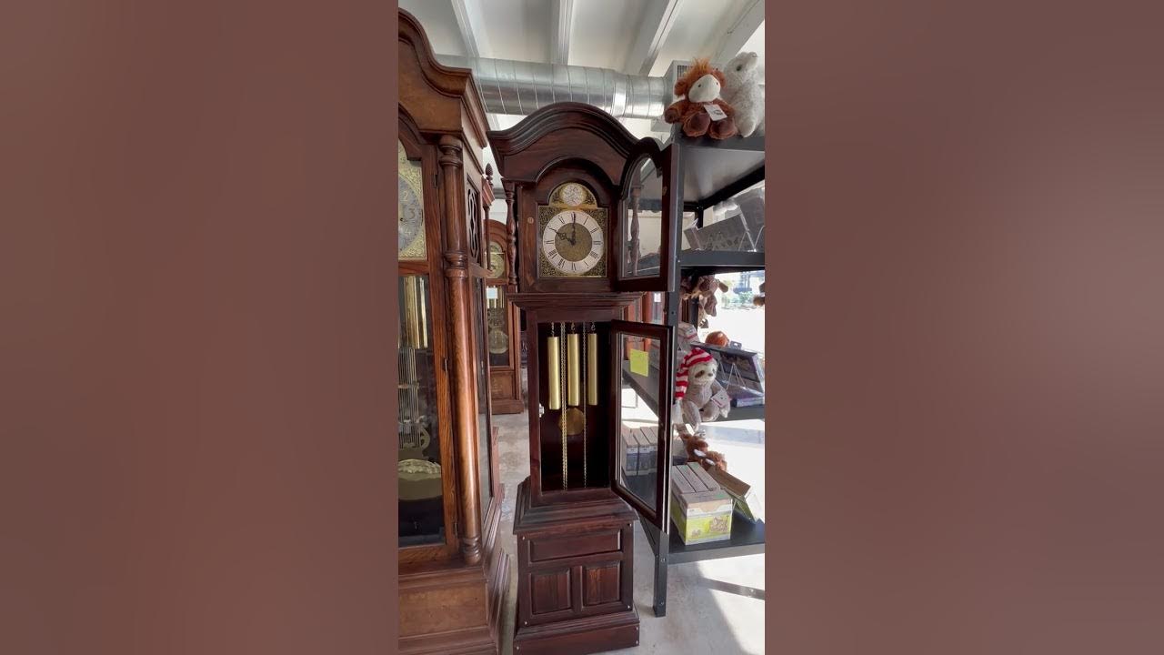 Tempus Fugit Floor Clock Chiming YouTube
