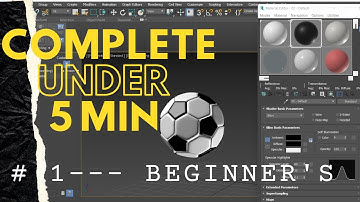 3DS MAX FOOTBALL MODELING | TUTORIAL | FOR BEGINNERS | #drlikhithkumar