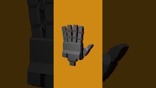 Robot hand test  #shorts #animation #blender #blender3d #3danimation