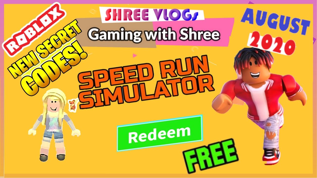 Roblox Speed Run Simulator Free New Codes August 2020 Speed Boost Rare Pets Latest Update Youtube - roblox speed hack 2018 august buxgg youtube