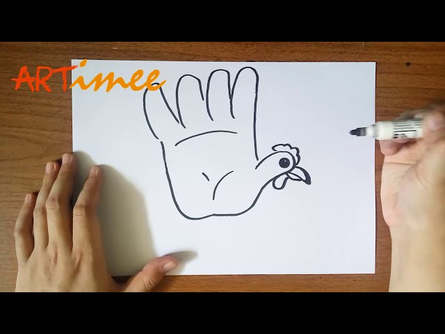 How to Make a Hand Turkey — Easy Hand Turkey Drawing Tutorial