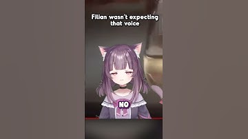 Filian was appalled at her voice