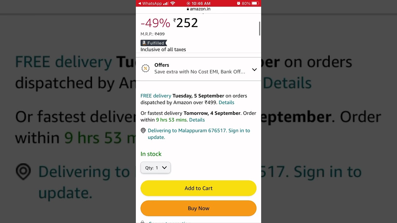 Halonix Polycarbonate Glitter 1W Rechargeable Led Emergency Cum Pocket Flashlight Torch at 252/-