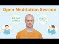 Open meditation session march 31 2024