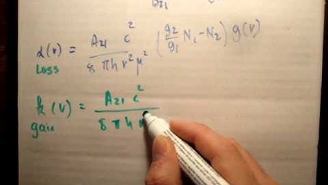 Laser population inversion