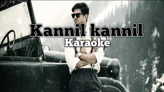 Video thumbnail of "Kannil Kannil - Sita Ramam | Karaoke With lyrics"
