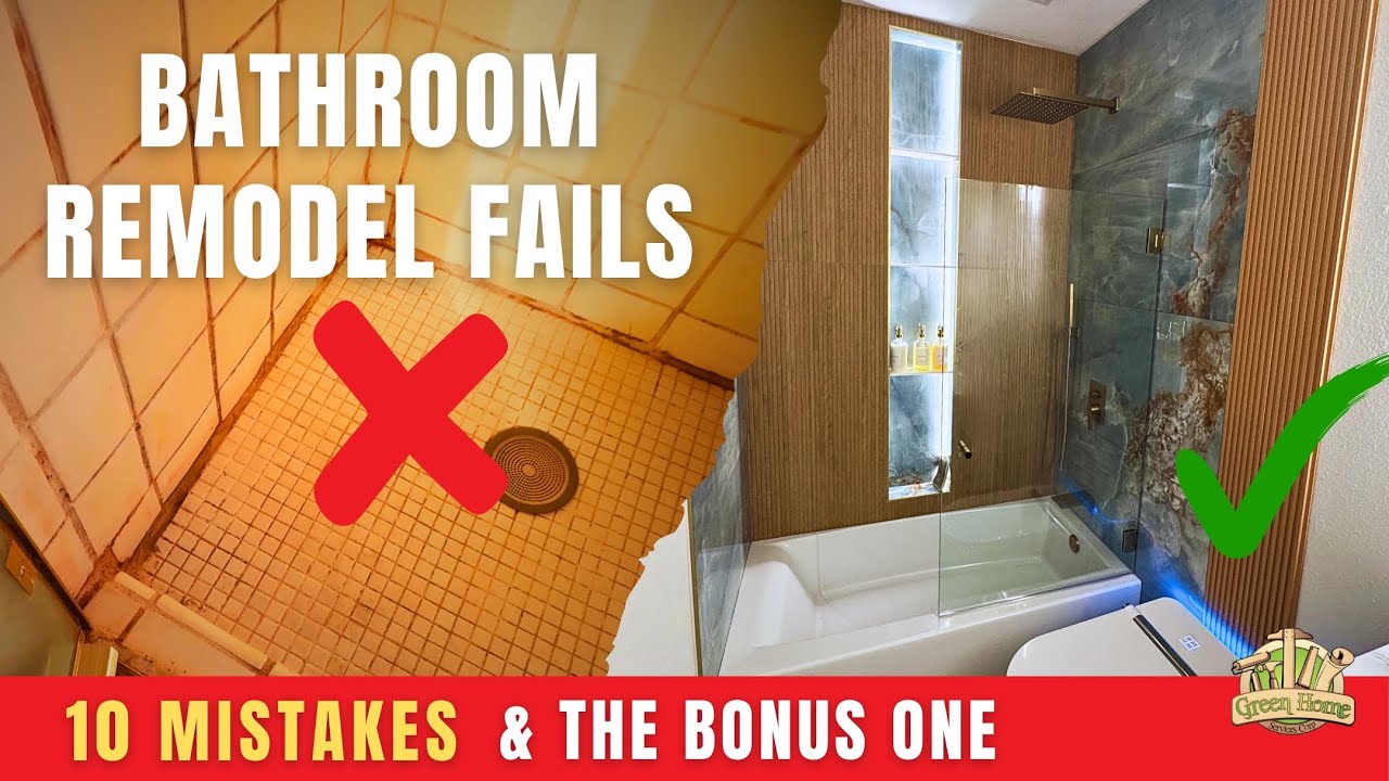 How to avoid Bathroom remodeling Mistakes - YouTube