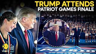 Trump LIVE: U.S. President Donald Trump attends the Patriot Games Finale | WION