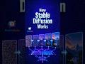 How Stable Diffusion works