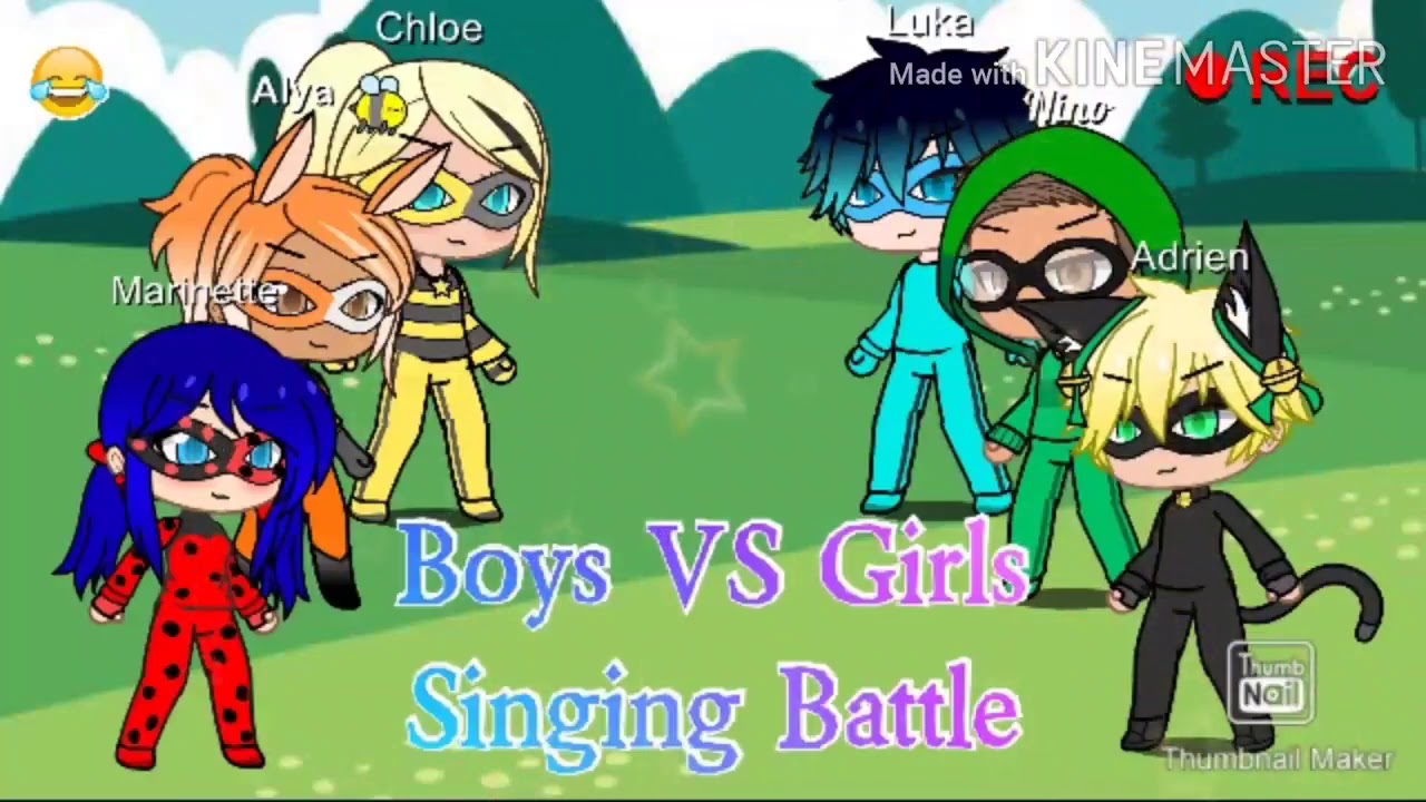 Miraculous Ladybug Singing Battle //Gacha club//mlb