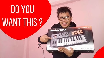 Best M-Audio Oxygen 25  Midi Keyboard For Music Composition || ( Unboxing )