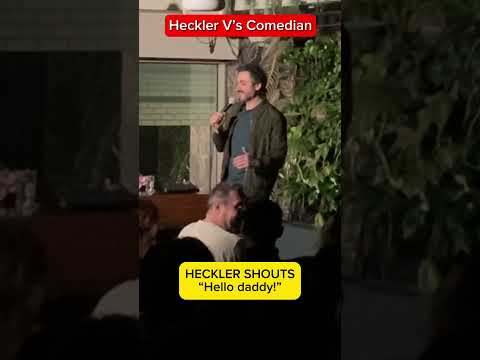 DRUNK HECKLER V’s COMEDIAN: NAME CALLING