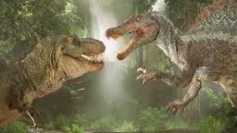 JP3 Spinosaurus vs Rebirth T.Rex | Cut Blender Animation