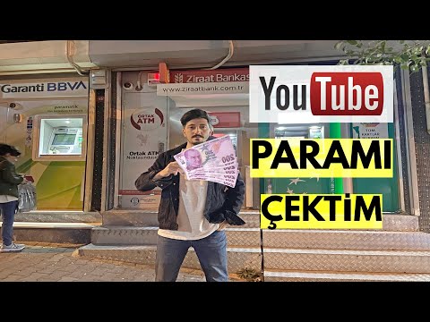 İLK YOUTUBE PARAMI ÇEKTİM (  vergi istisna belgesi - vergilendirme - para kazanma ek gelir )