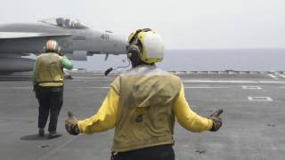 USS Harry S. Truman Strikes ISIL from Mediterranean Sea