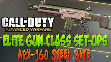 "ARX-160 - STEEL BITE" - Elite Gun Class Set Ups (Call of Duty: Advanced Warfare) ASSAULT RIFLE!