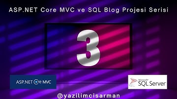 ASP.NET Core MVC ve SQL Blog Projesi Serisi - Bölüm 3: MVC Giriş ve Template Seçimi #sql #netcore