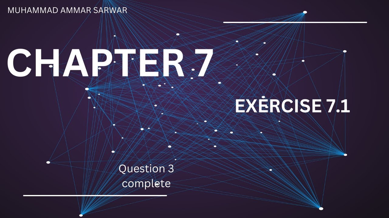 9th arts math chapter 7 exercise 7.1 question 3 complete - YouTube