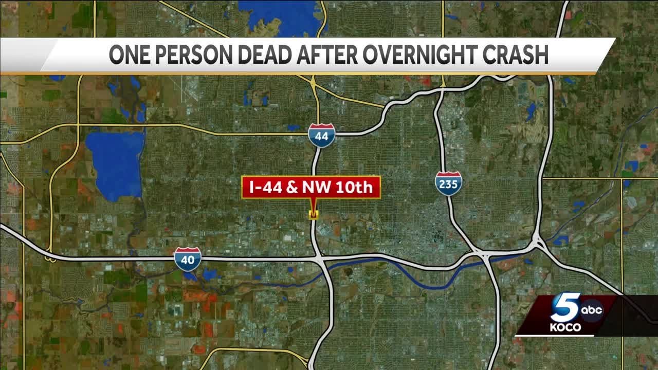Person dead after rollover crash overnight in Oklahoma City - YouTube