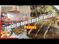 PEIXE PARA 30 PESSOAS COMIDA DE BOTECO - RECEITAS DA ROSA