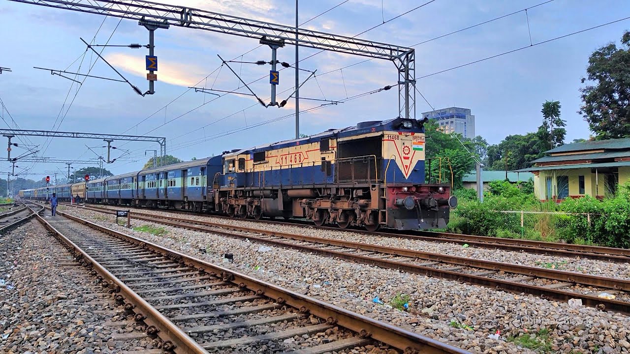 15767/Siliguri - Alipurduar Jn Intercity Express Train with MLDT/WDM-3D/11468 Locomotive