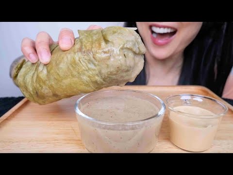 CHICKEN SALAD BURRITO WRAP (ASMR CRUNCHY EATING SOUNDS) NO TALKING | SAS-ASMR