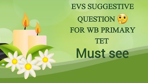 Wb primary tet 2022 ll Evs Suggestive question & Ans. Important MCQS @wasimacademy #evs #urdu