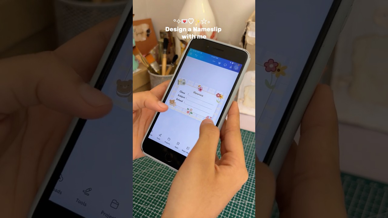 Let’s design a nameslip💗⛱ 
