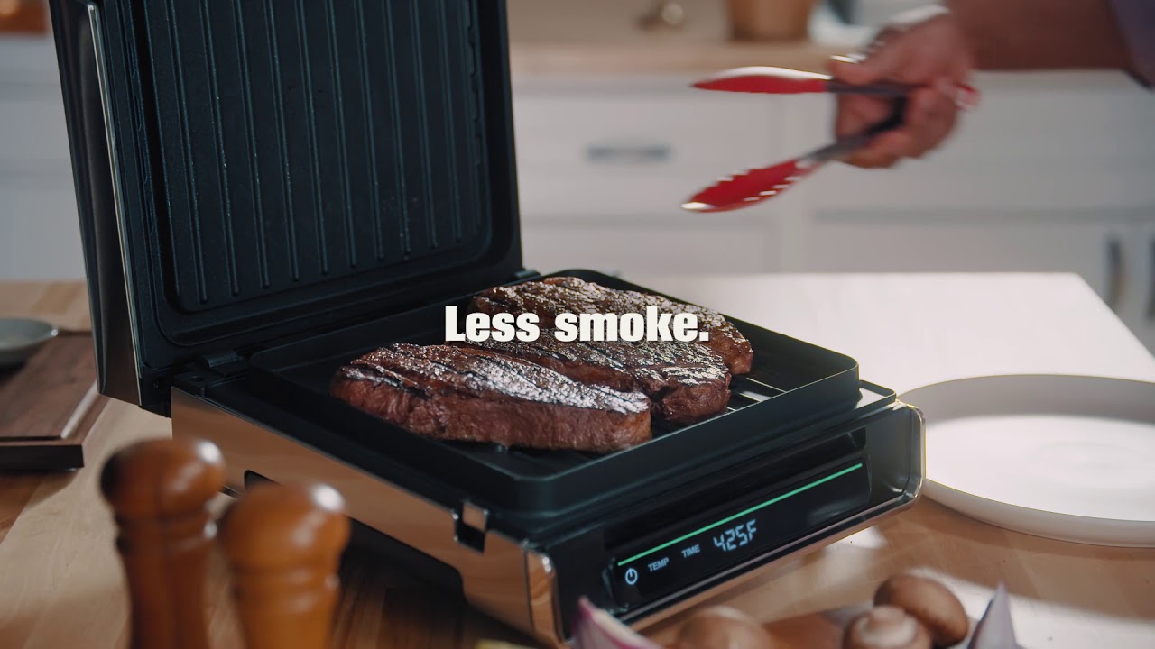 George Foreman Digital Family Size Smokeless Grill