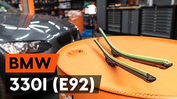 How to Replace Windshield Wiper Blades on a BMW 330i 3 (E92) [AUTODOC TUTORIAL]