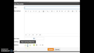 Custom Learning Objectives: Schoology
