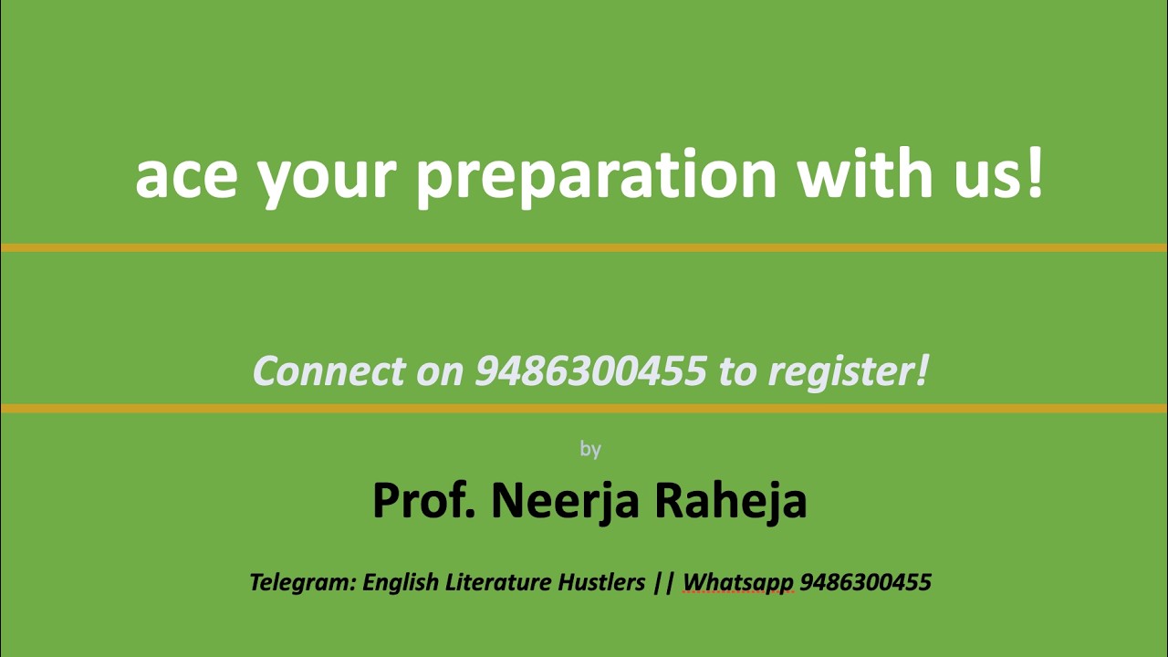 1000 Concept Series for NET English Literature - by Neerja Raheja- Part 1