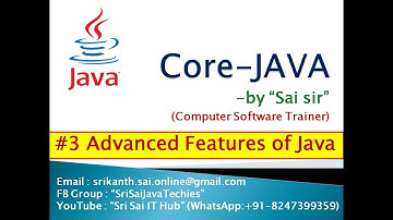 Java Advanced Features #3 || Features of Java Prog. || Platform-Independent || Architecture Neutral