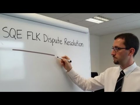 SQE FLK1 Dispute Resolution