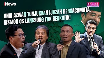 Rismon CS Tak Bisa Berkata Banyak saat Andi Azwan Bawa Ijazah Berkacamata | Rakyat Bersuara (16/9)