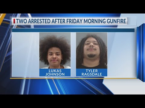 Fayetteville police arrest two after early morning gunfire Friday