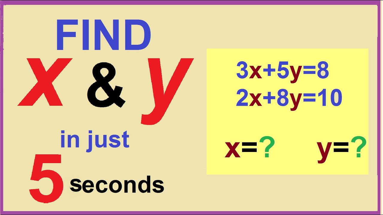 Fastest method to solve Linear Equations Revealed| Score good marks in banking exams