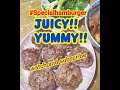 How to cook special juicy hamburger patties