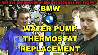 06 - 13 BMW Water Pump and Thermostat N54, E55, E60, E60N, E61N, E88, E90, E90N, E92, E93, F02, F07 by EdzGarage 1,333 views 5 years ago 2 minutes, 40 seconds