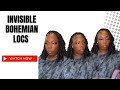 How To: Invisible Locs with Curls | Bohemian |