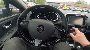 How to Change Screen Display Brightness in Renault Clio IV ( 2012 – 2019 )