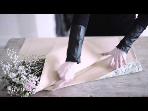 DIY: How To Wrap A Bouquet Of Flowers By Søstrene Grene