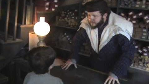 Ethan getting his WAND at Ollivanders in Harry Potter Wizarding World