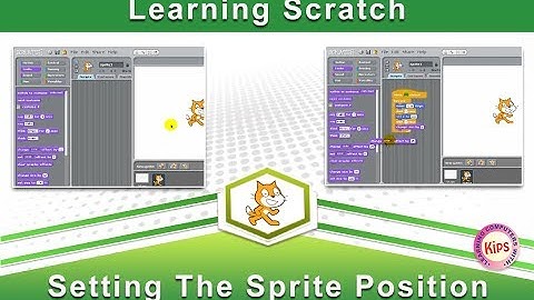 Learn Scratch: Setting The Sprite Position