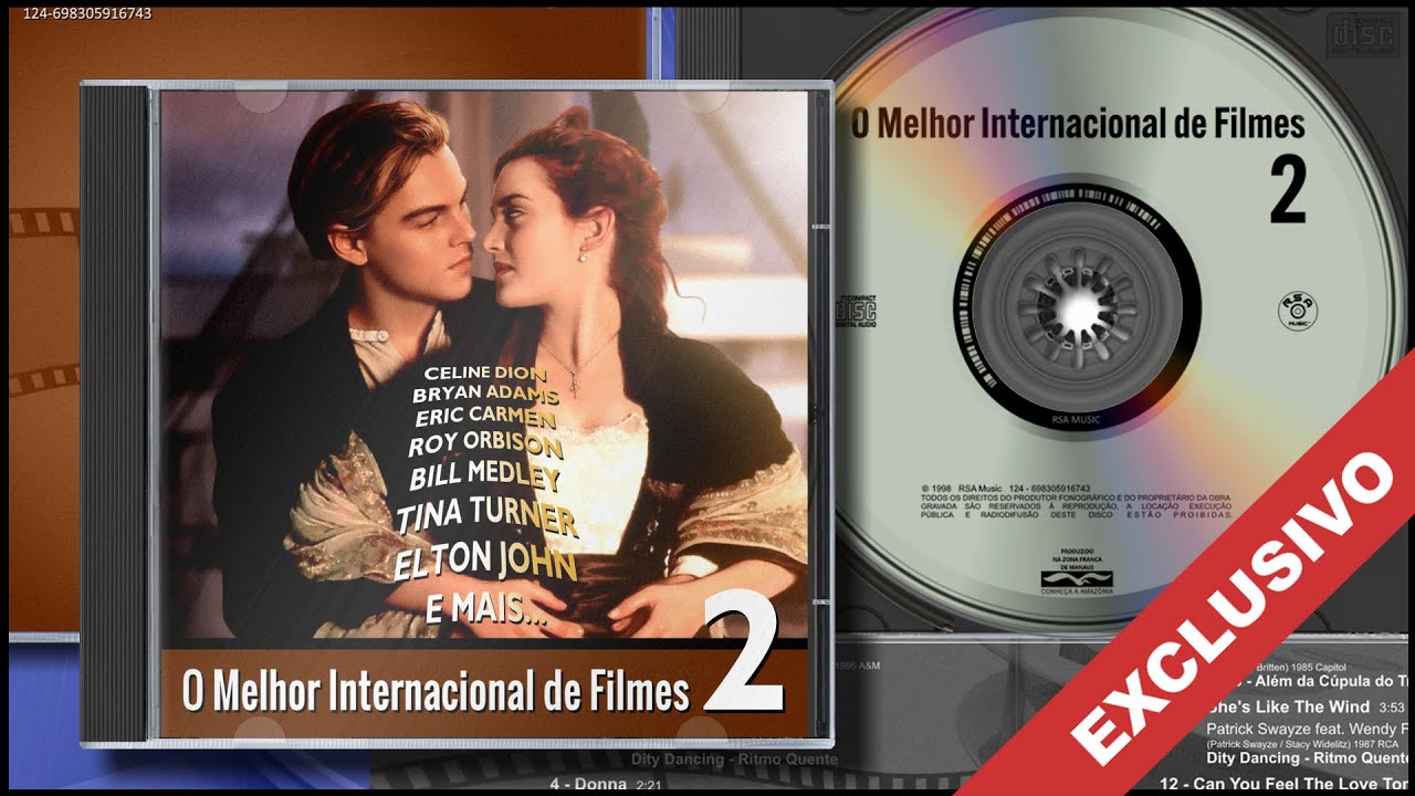 O Melhor Internacional de Filmes 2 (1998, RSA Music) - CD Exclusivo ...