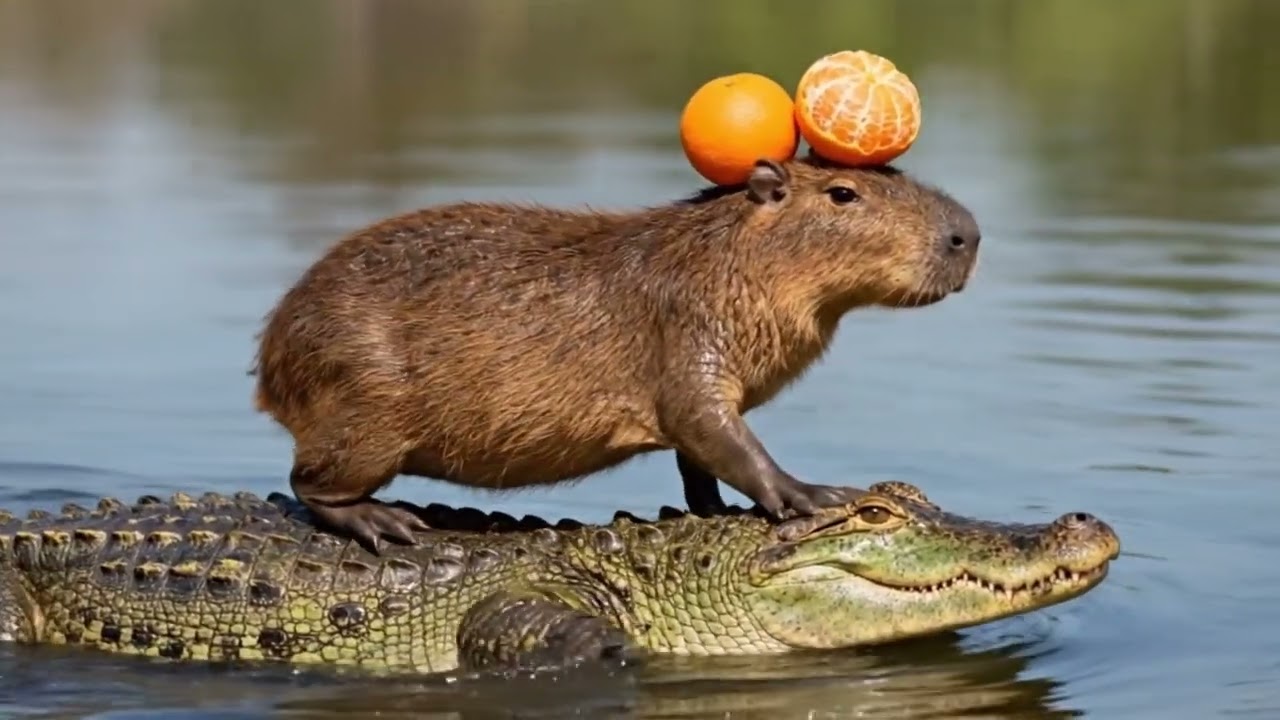 🐊 Capybara Aur Magarmach Ka Sabse Anokha Pal 😂