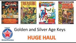 SILVER & GOLDEN AGE HAUL | Keys & HTF books | plus more on their way